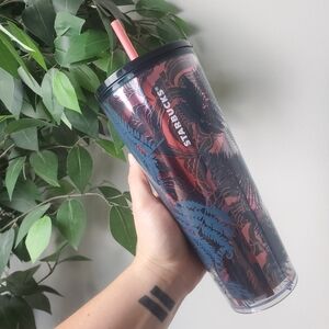 🤍NEW💜 Starbucks Fall Fern Forest Design Iridescent Foil Design 2022